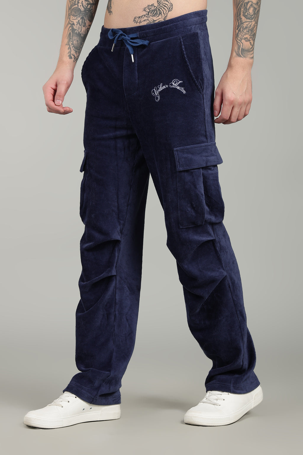 Blue Corduroy Trouser