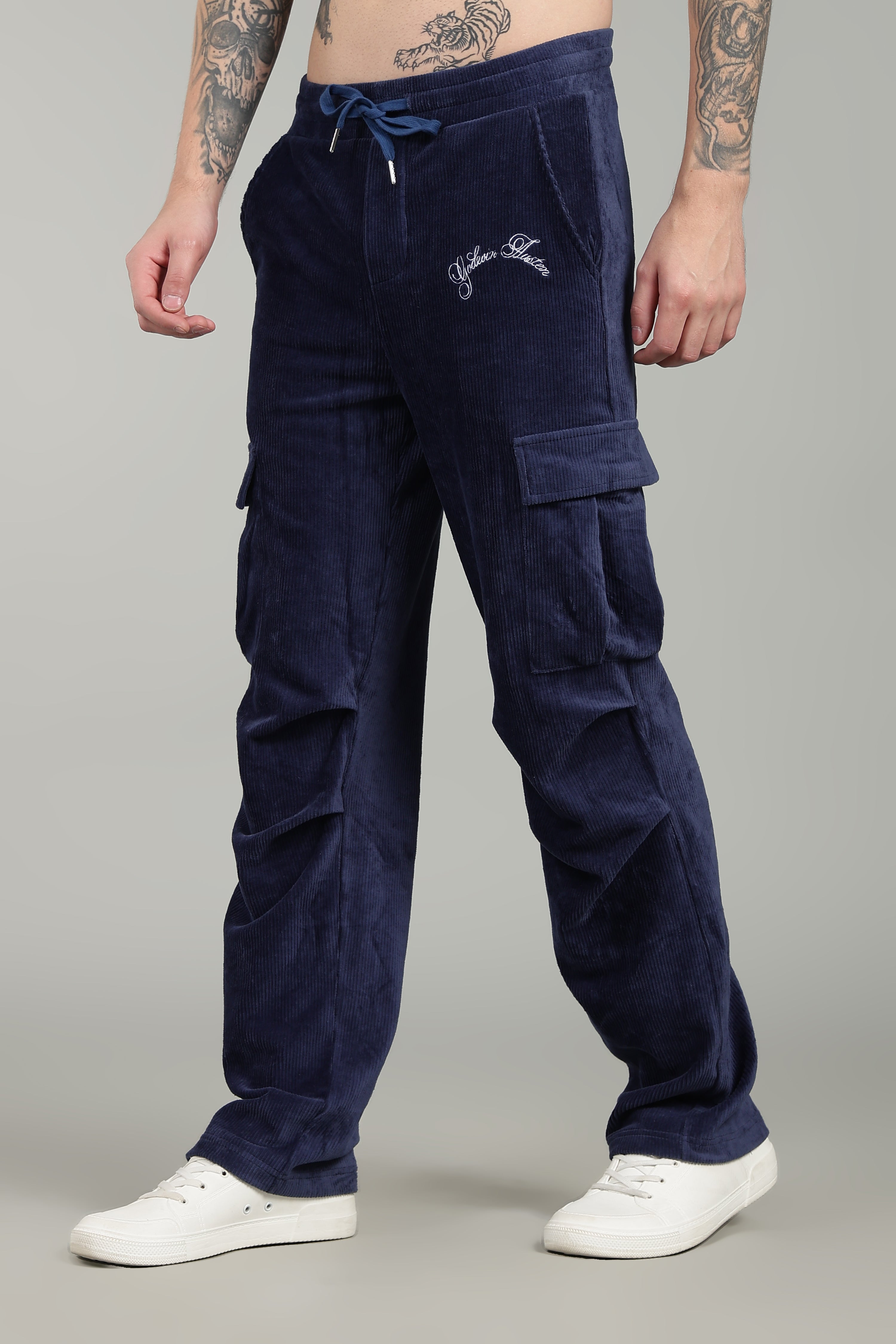 Blue Corduroy Trouser