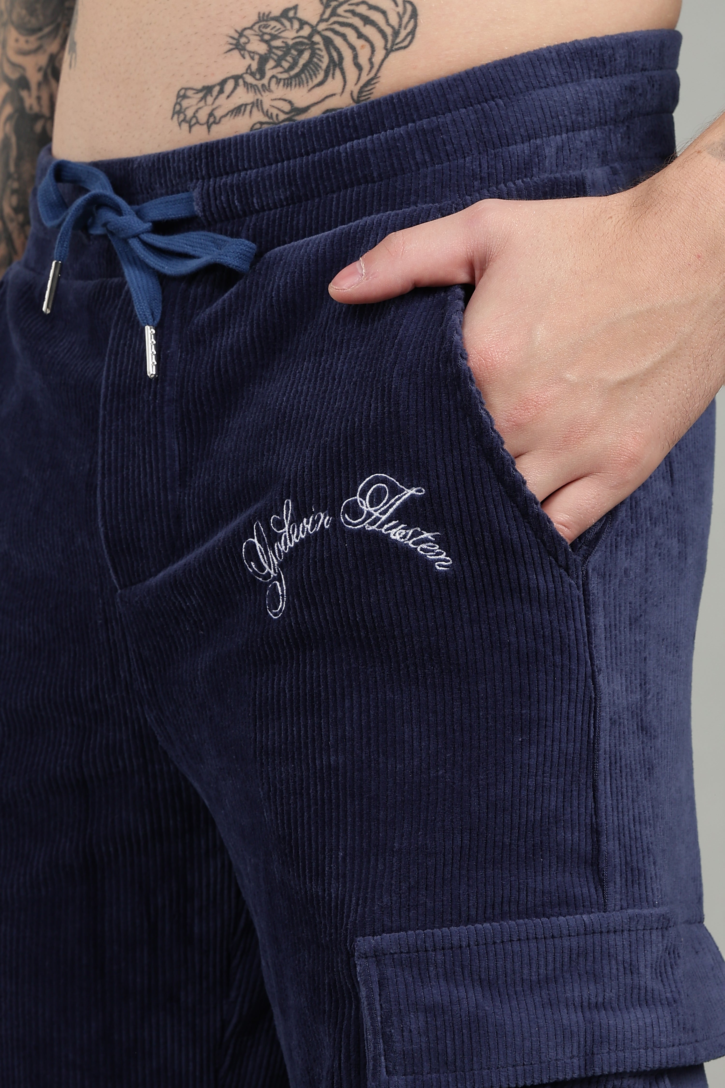 Blue Corduroy Trouser