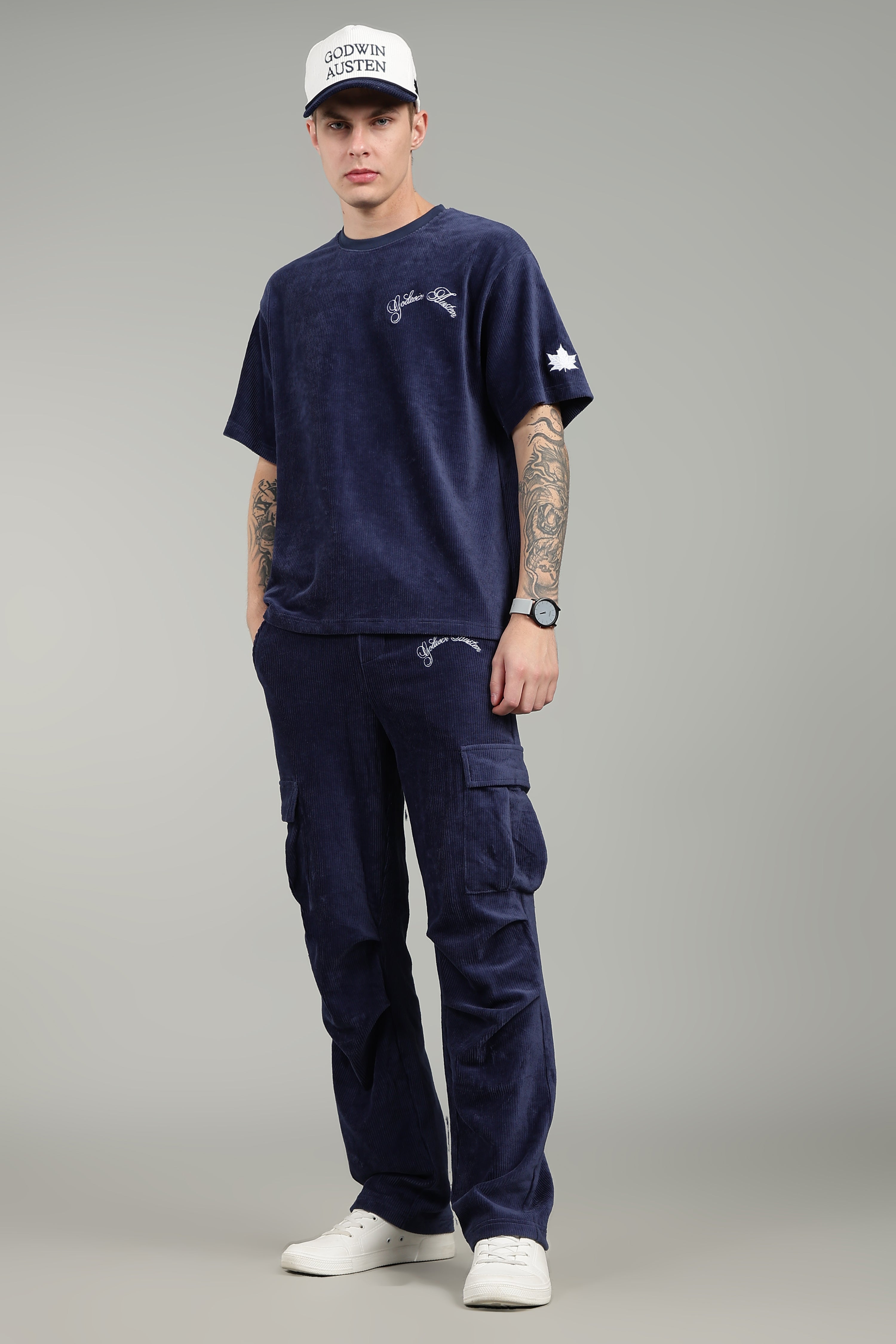 Blue Corduroy Trouser