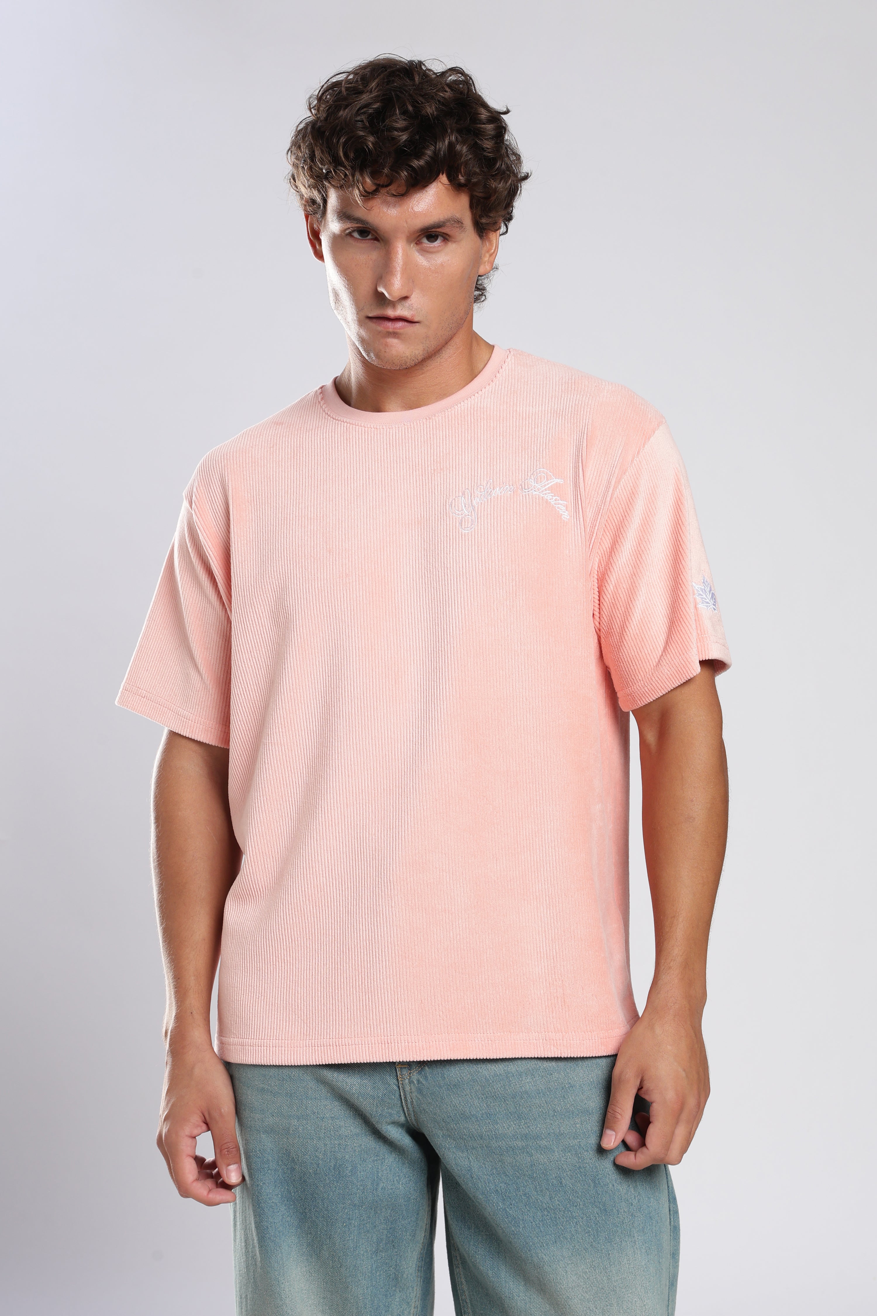 Pink Corduroy T-Shirt