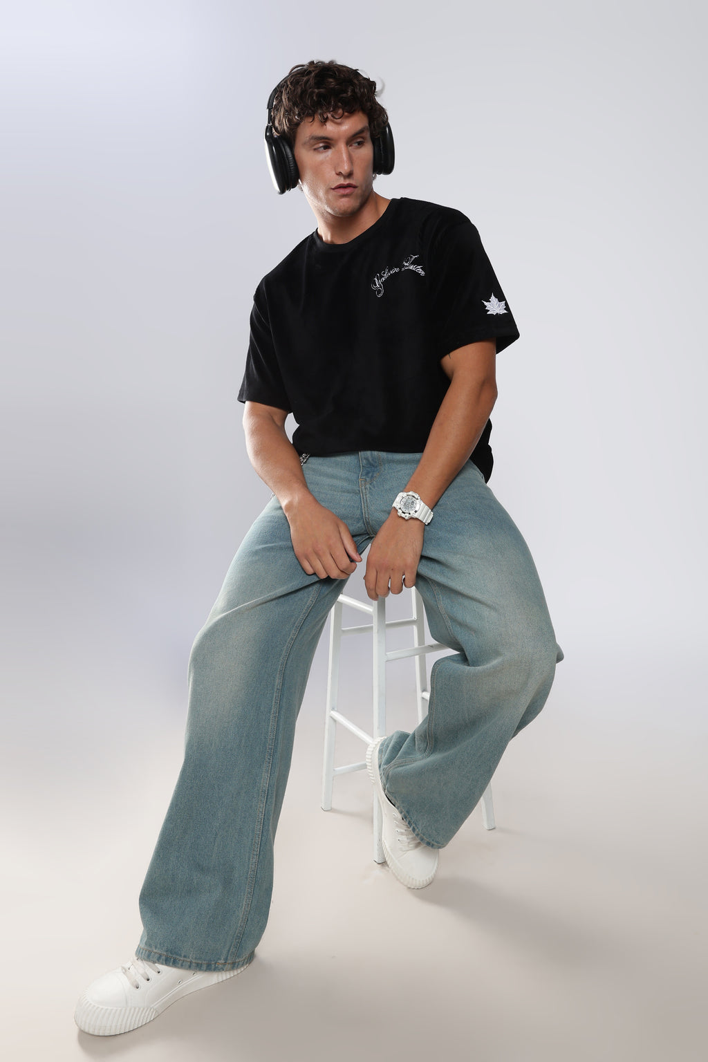 Black Corduroy T-Shirt