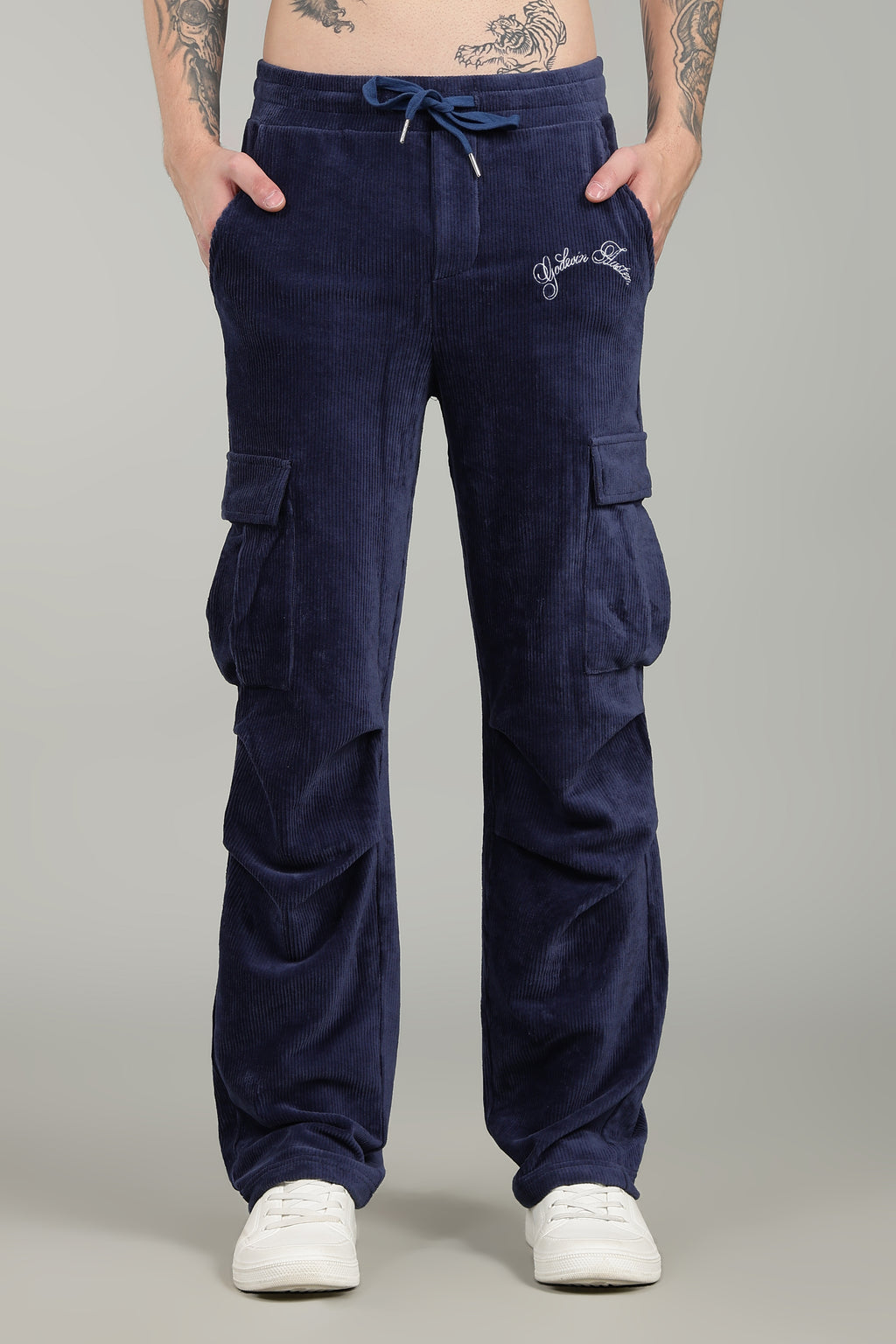 Blue Corduroy Trouser