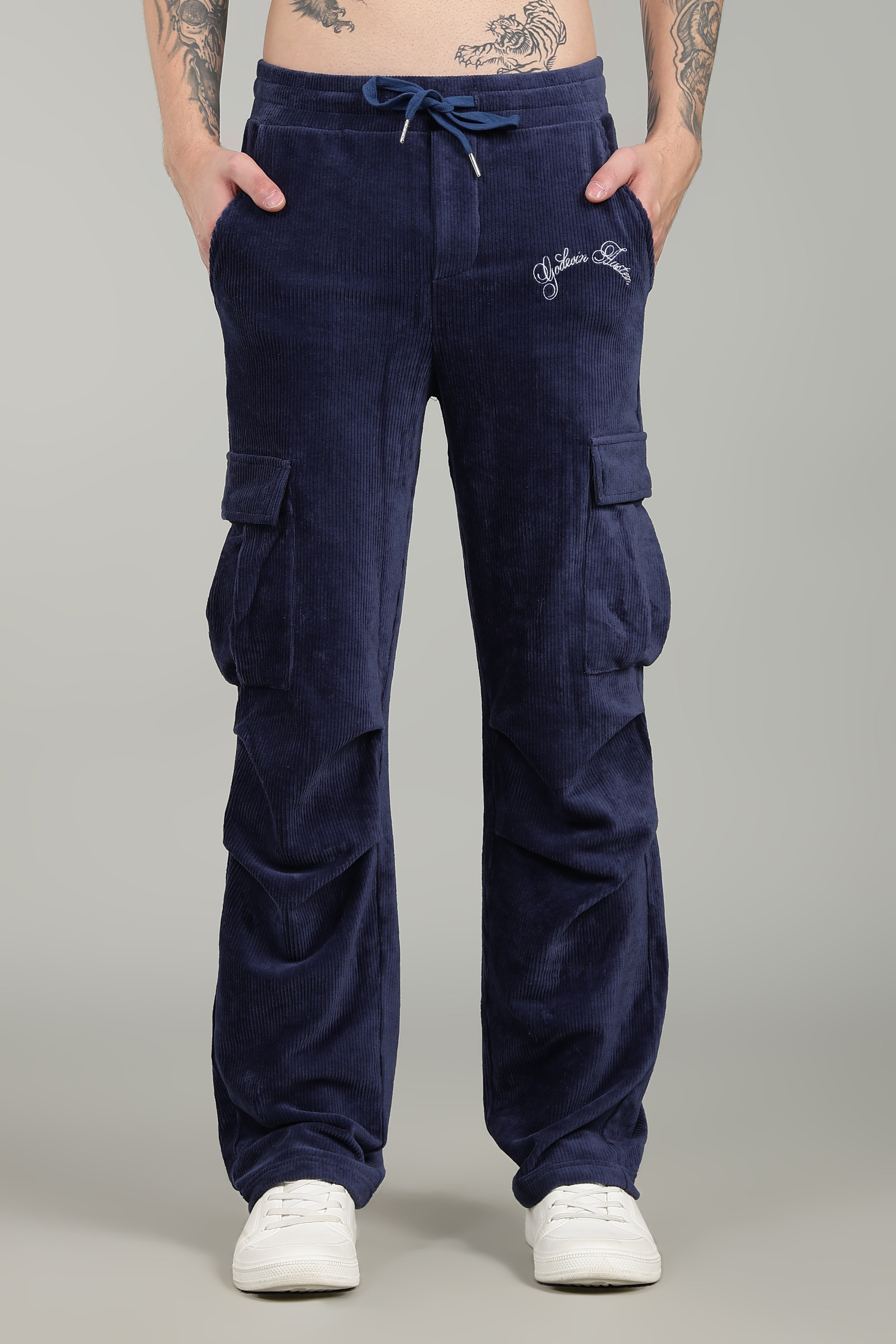 Blue Corduroy Trouser