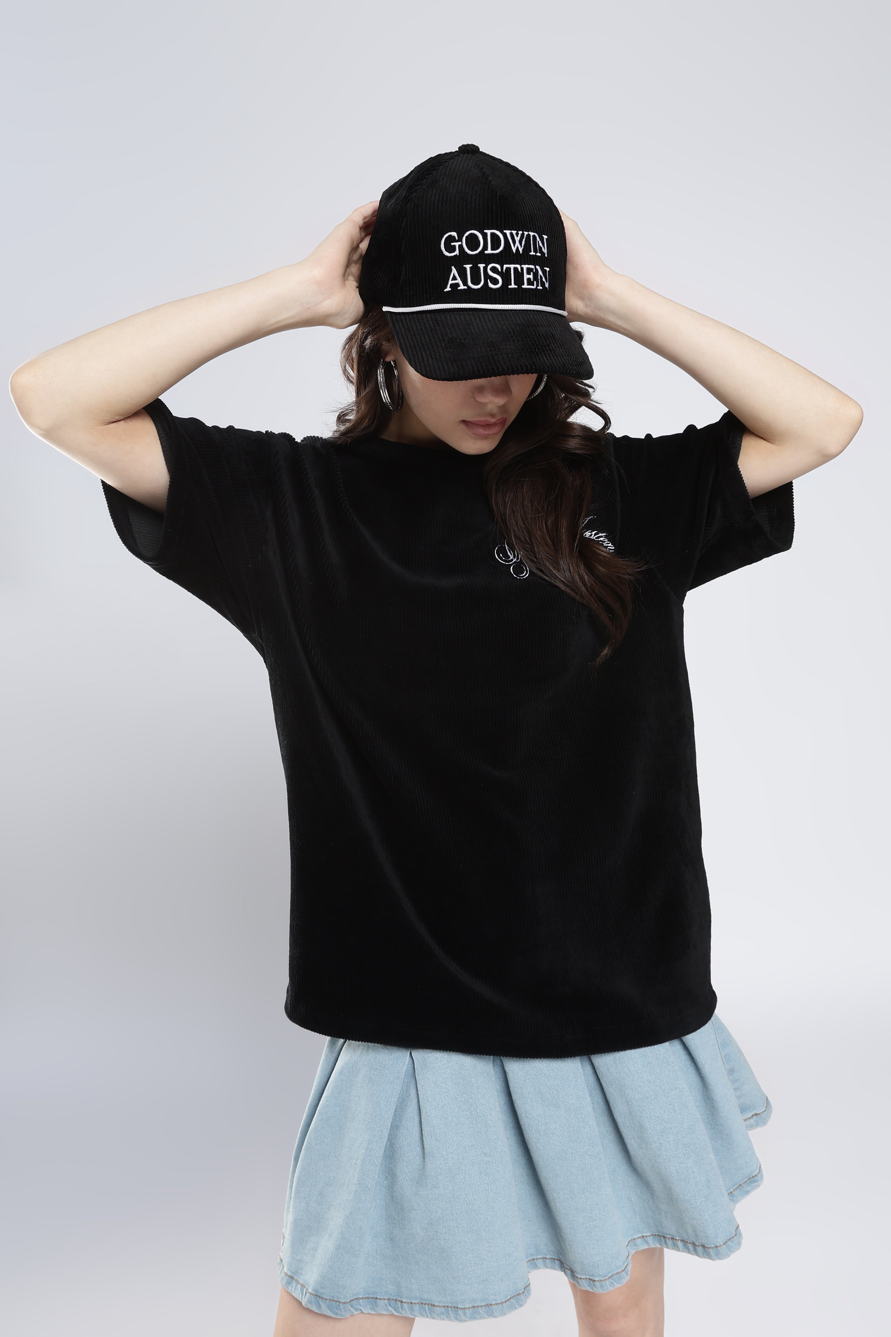 Godwin Austen Black Corduroy Hat